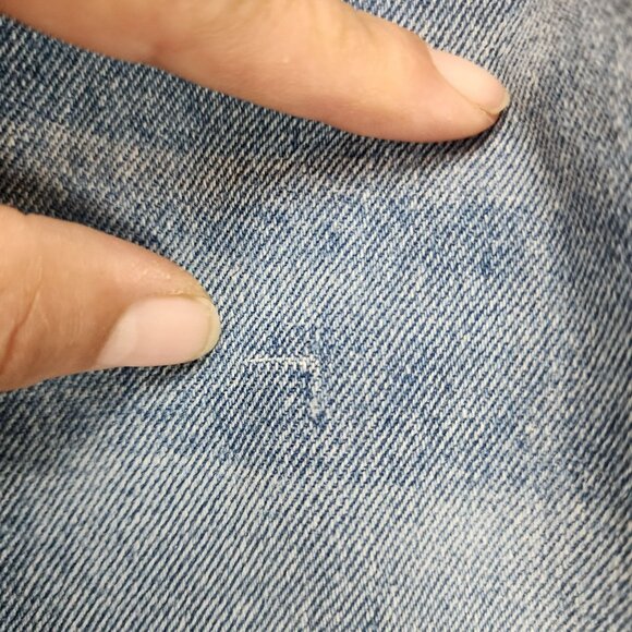 Shein Skirt Womens 6 Medium Wash Stretch Slit Straight Denim *Read* - Picture 3 of 12